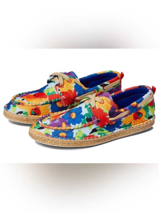 Sea Star Shoes - Sea Star Beachwear Riviera Boat Shoe Water Shoe Frances Valentine Floral Size 8w
